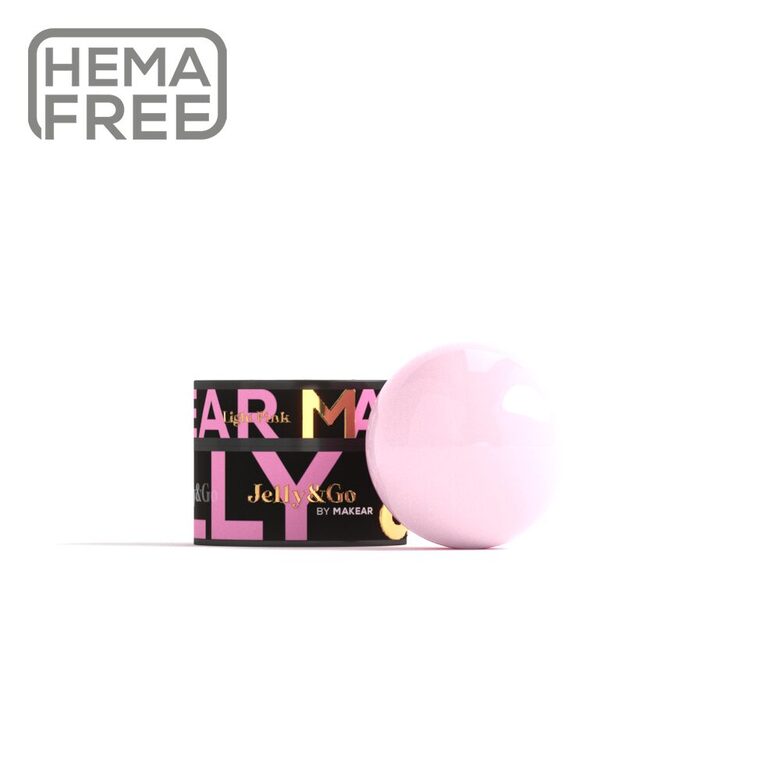 Gēls, Makear Light Pink, Jelly&Go 15ml - JG02